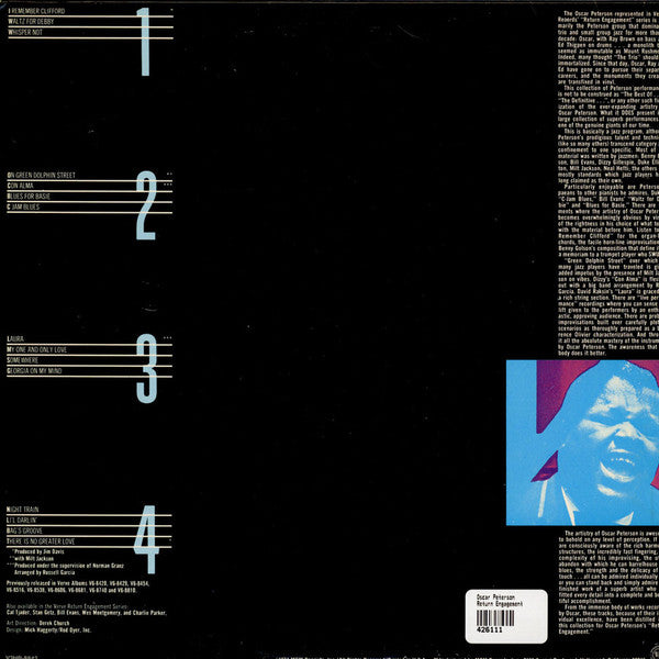 Oscar Peterson - Return Engagement - LP