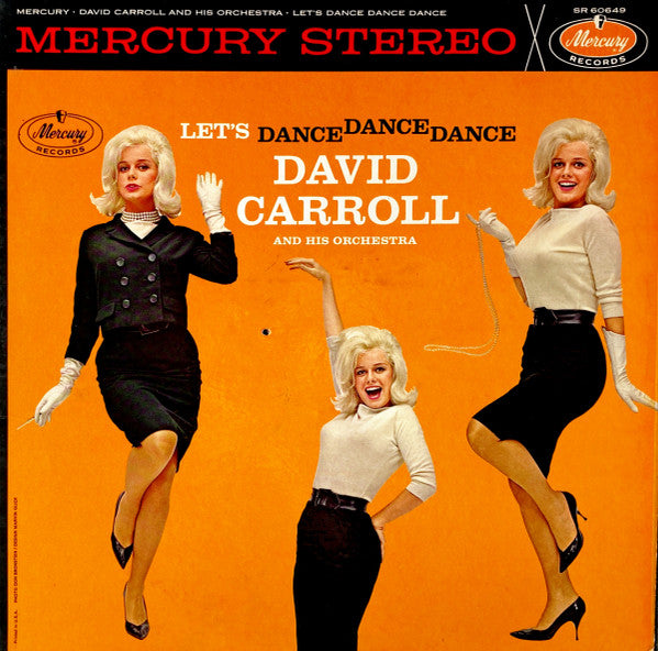 David Carroll And His Orchestra* - Let's Dance, Dance, Dance - LP