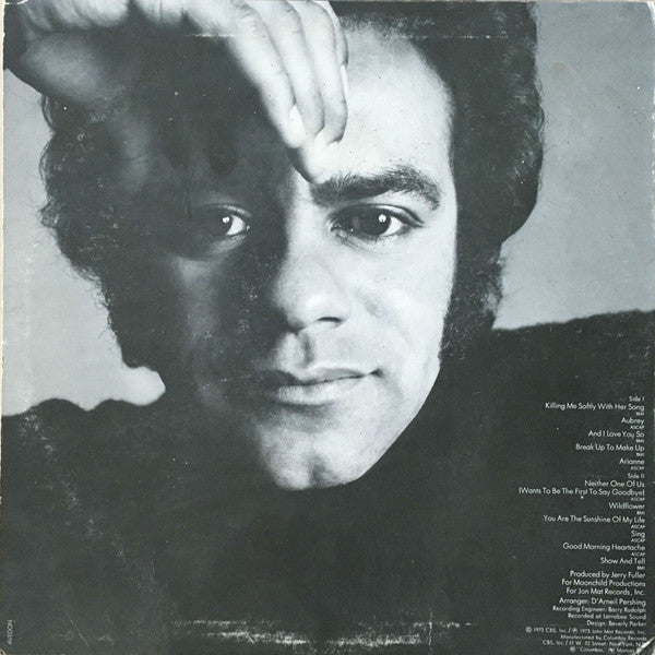 Johnny Mathis - Killing Me Softly With Her Song - LP