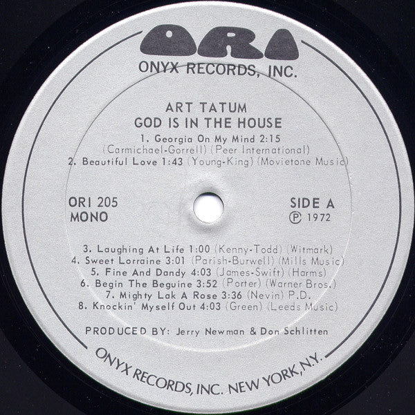 Art Tatum - God Is In The House - LP