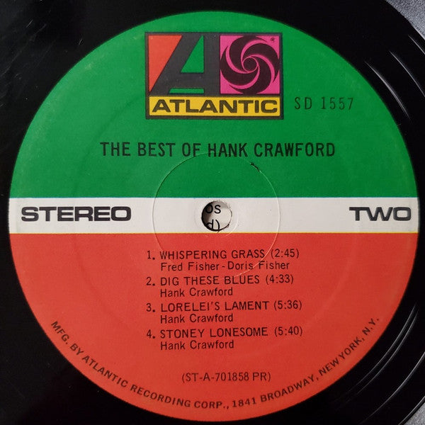 Hank Crawford - The Best Of Hank Crawford - LP