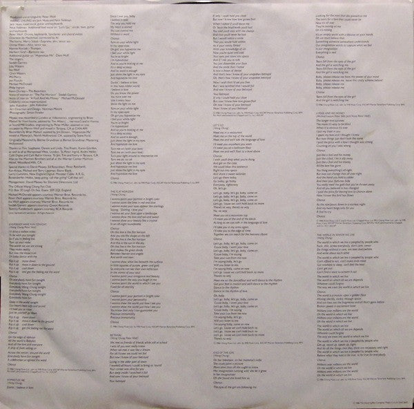 Wang Chung - Mosaic - LP