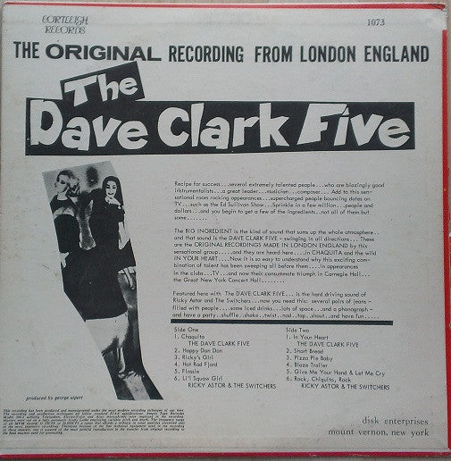 The Dave Clark Five / Ricky Astor & The Switchers - Chaquita / In Your Heart - LP