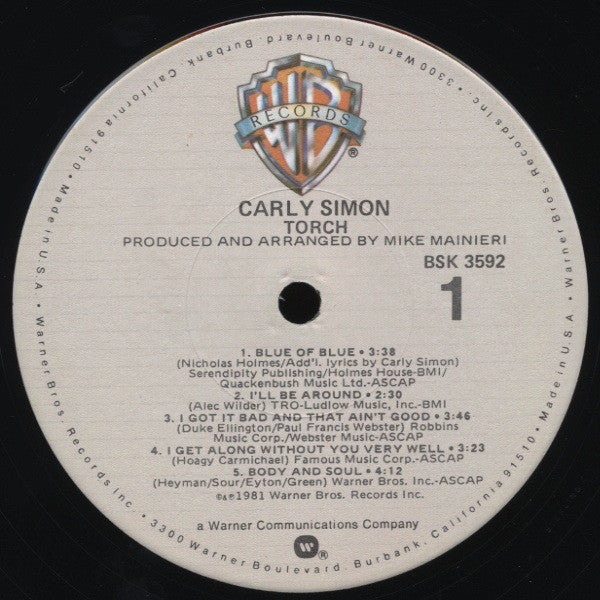Carly Simon - Torch - LP