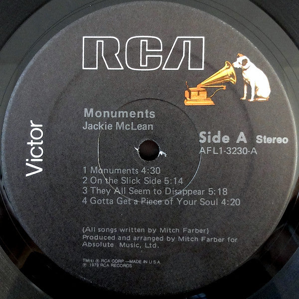 Jackie Mclean - Monuments - LP