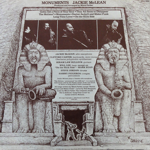 Jackie Mclean - Monuments - LP