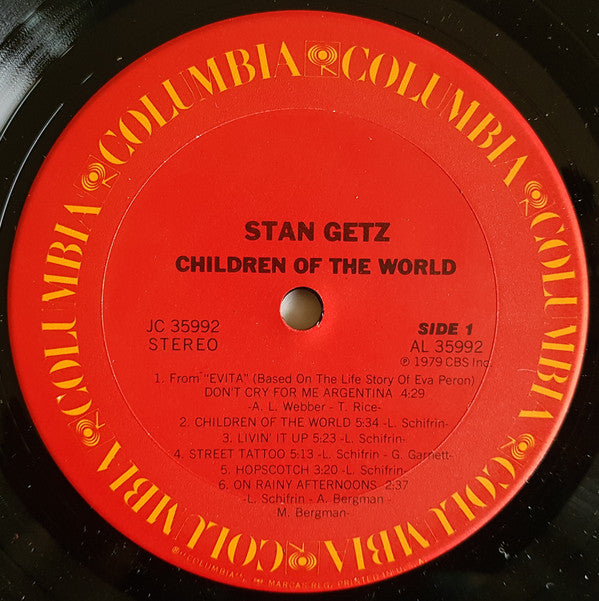 Stan Getz - Children Of The World - LP