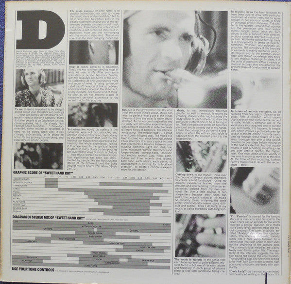 David Liebman - Sweet Hands - LP