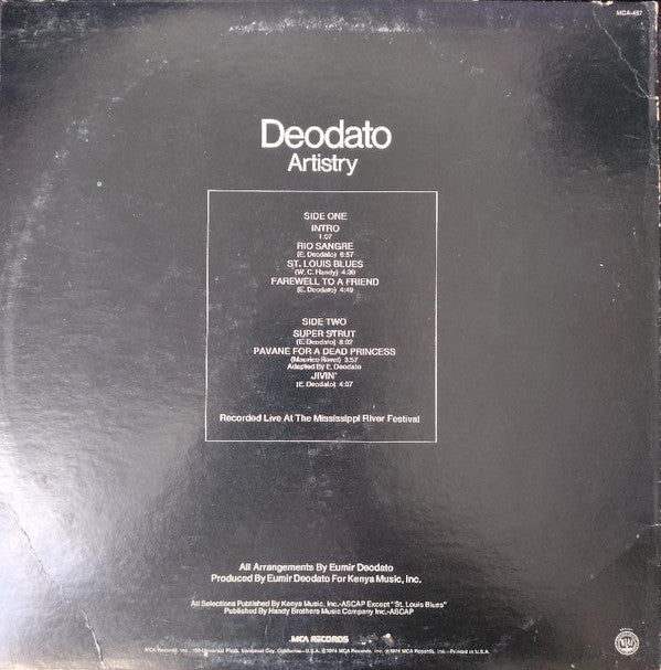 Deodato* - Artistry - LP
