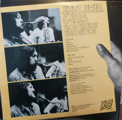 Jimmy Jewell & Ears - From The First Time I Met You - LP
