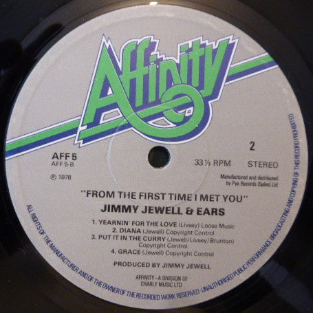 Jimmy Jewell & Ears - From The First Time I Met You - LP