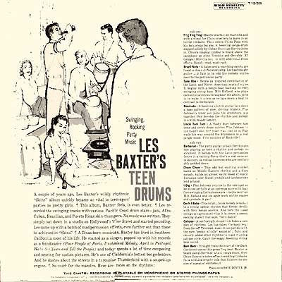 Les Baxter - Les Baxter's Teen Drums - LP