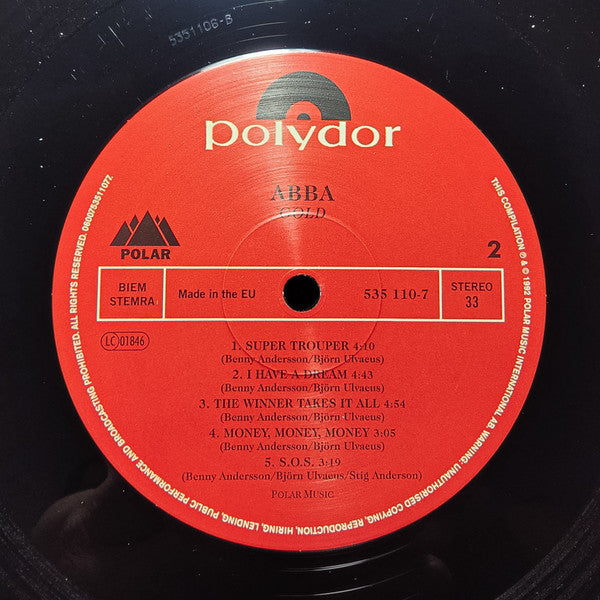 ABBA - Gold (Greatest Hits) - LP