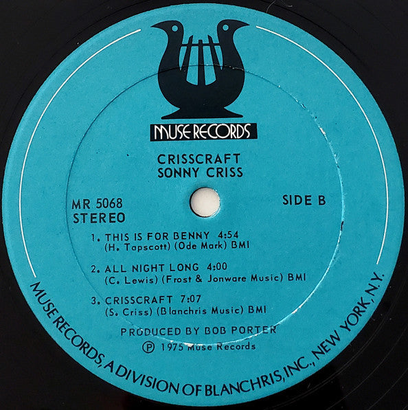 Sonny Criss - Crisscraft - LP