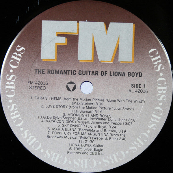 Liona Boyd - The Romantic Guitar Of Liona Boyd - LP