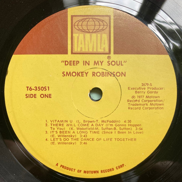 Smokey Robinson - Deep In My Soul - LP