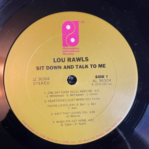 Lou Rawls - Sit Down And Talk To Me - LP