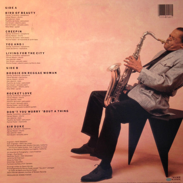 Stanley Turrentine - Wonderland (Stanley Turrentine Plays The Music Of Stevie Wonder) - LP