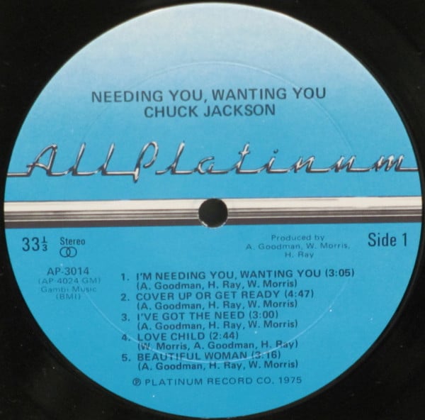 Chuck Jackson - Needing You, Wanting You - LP