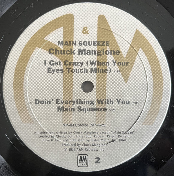 Chuck Mangione - Main Squeeze - LP