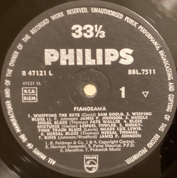 Various - Jazz Pianorama - LP