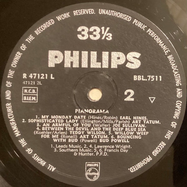 Various - Jazz Pianorama - LP