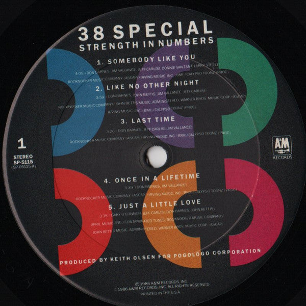 38 Special (2) - Strength In Numbers - LP