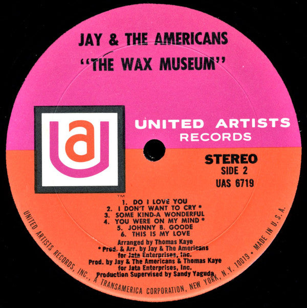 Jay And The Americans* - Wax Museum - LP