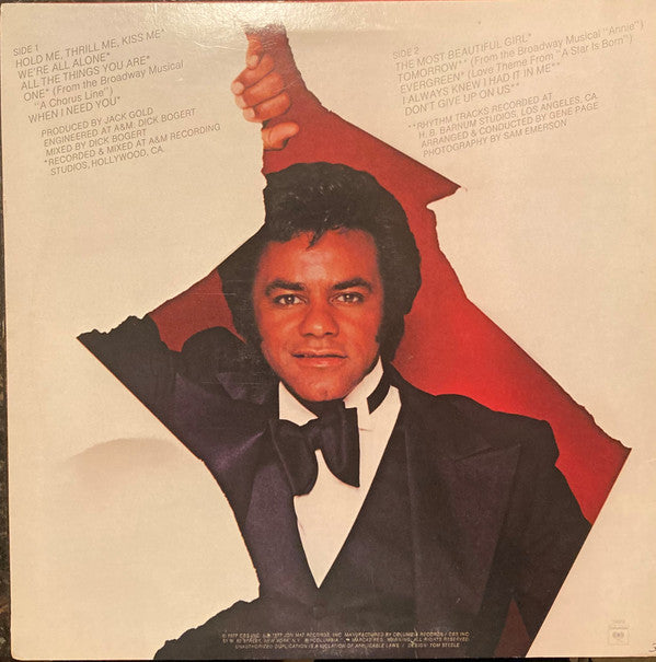 Johnny Mathis - Hold Me, Thrill Me, Kiss Me - LP