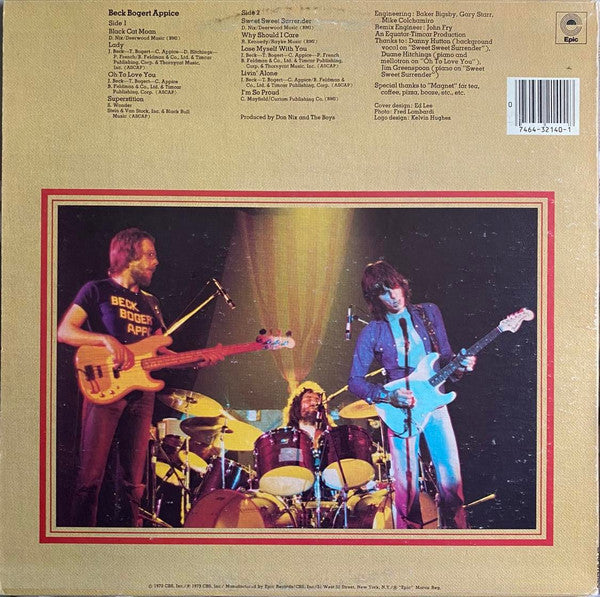Beck, Bogert & Appice - Beck, Bogert & Appice - LP