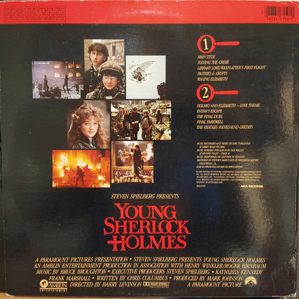 Bruce Broughton - Young Sherlock Holmes - LP