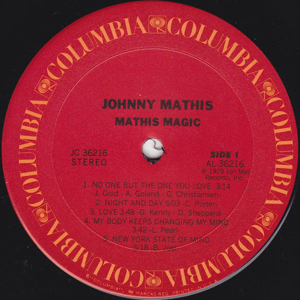 Johnny Mathis - Mathis Magic - LP