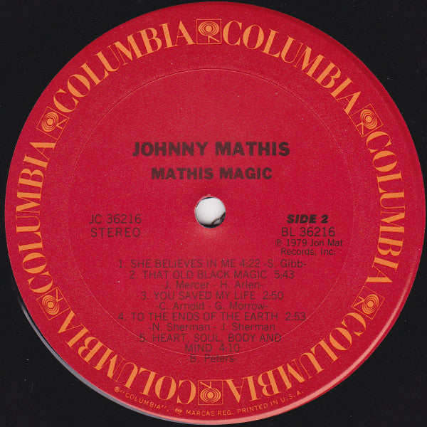 Johnny Mathis - Mathis Magic - LP