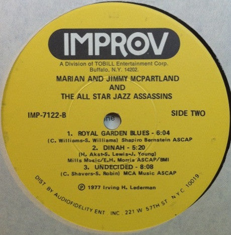 Marion McPartland*, Jimmy McPartland & The All Star Jazz Assassins - !Wanted! - LP