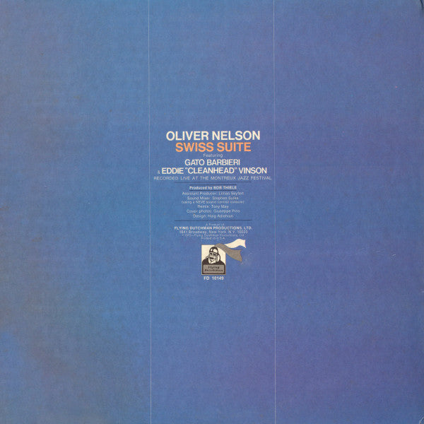 Oliver Nelson - Swiss Suite - LP