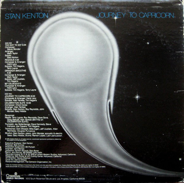 Stan Kenton - Journey To Capricorn - LP