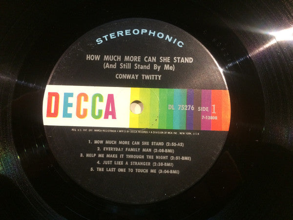 Conway Twitty - How Much More Can She Stand - LP