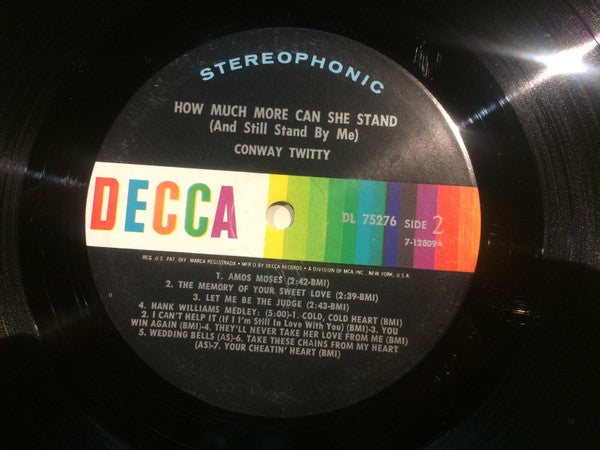 Conway Twitty - How Much More Can She Stand - LP