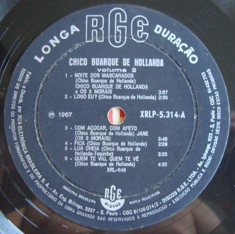 Chico Buarque De Hollanda - Chico Buarque De Hollanda Volume 2 - LP
