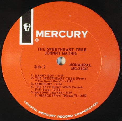 Johnny Mathis - The Sweetheart Tree - LP