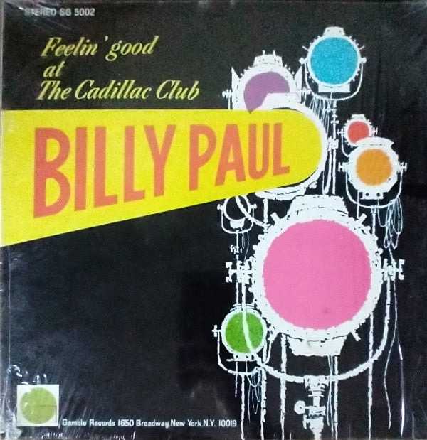 Billy Paul - Feelin' Good At The Cadillac Club - LP