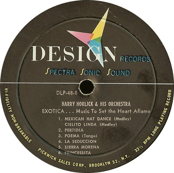 Harry Horlick And His Orchestra - Exotica - LP
