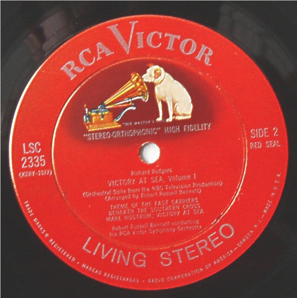 Richard Rodgers / Robert Russell Bennett / RCA Victor Symphony Orchestra - Victory At Sea Volume 1 - LP