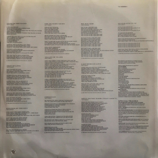 Sheila Walsh - Shadowlands - LP