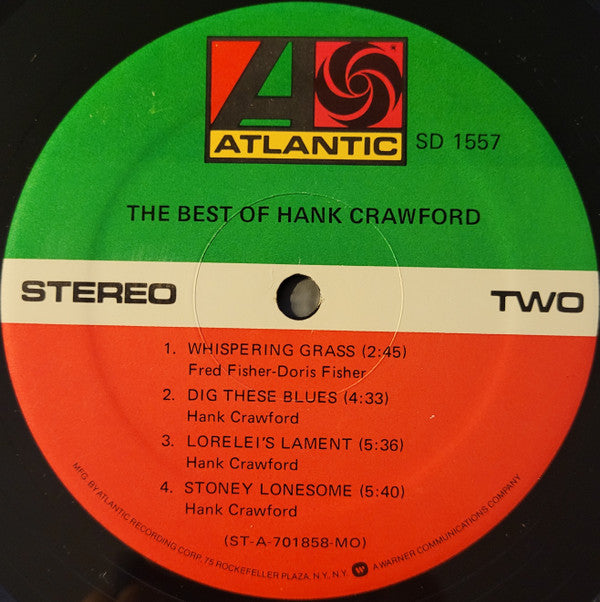 Hank Crawford - The Best Of Hank Crawford - LP