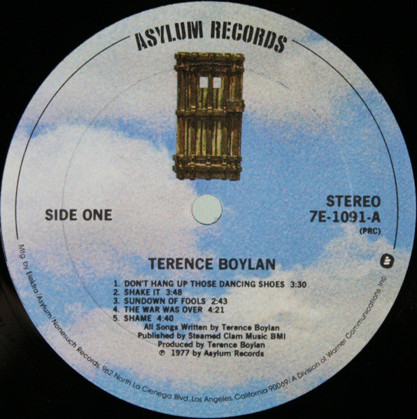 Terence Boylan - Terence Boylan - LP