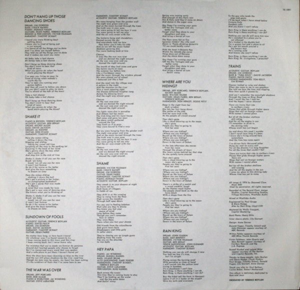 Terence Boylan - Terence Boylan - LP