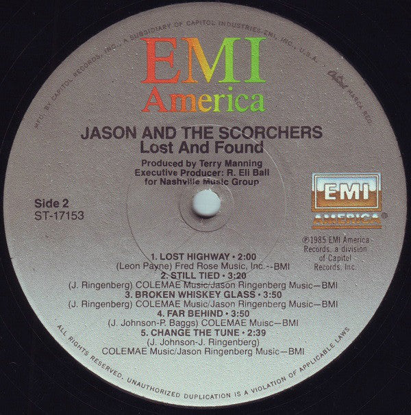 Jason & The Scorchers - Lost & Found - LP