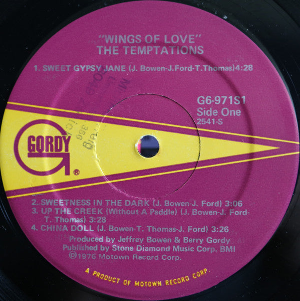 The Temptations - Wings Of Love - LP