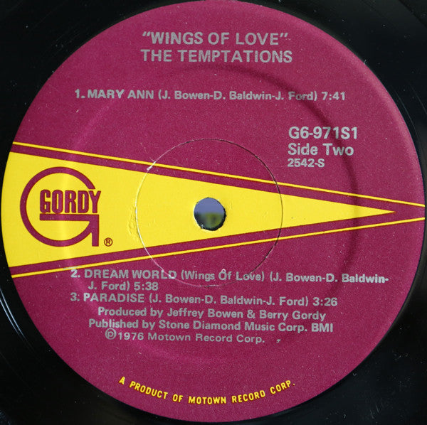 The Temptations - Wings Of Love - LP